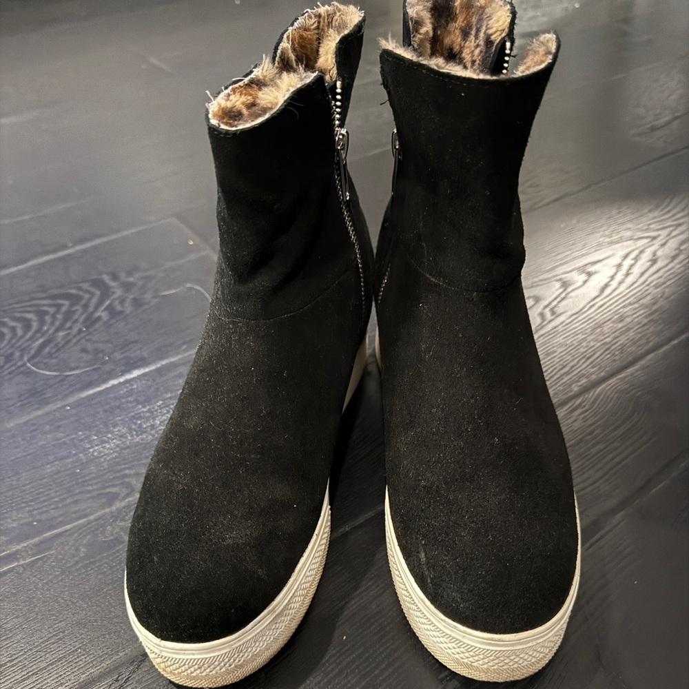 Steve Madden Cai Wedge Sneakerboot Womens 9.5